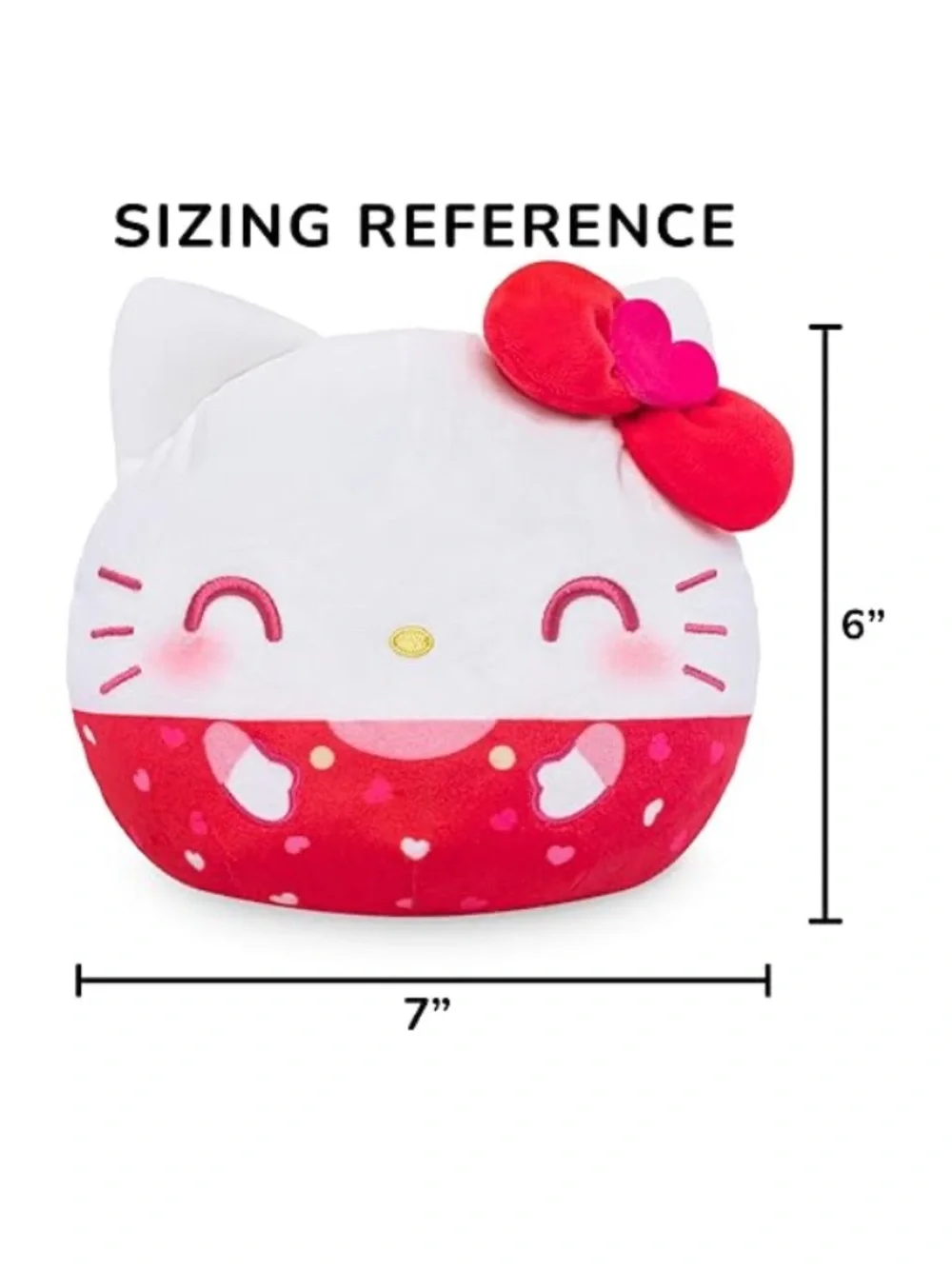TeeTurtle Hello Kitty Reversible Plush
